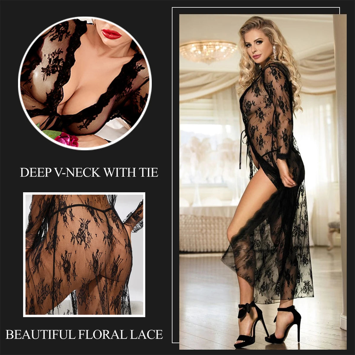 Collection of Ensemble Pyjama pour Moments Intimes in a gallery layout