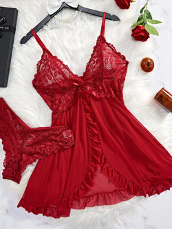 Collection of Ensemble Lingerie Sexy Sans Armature in a gallery layout