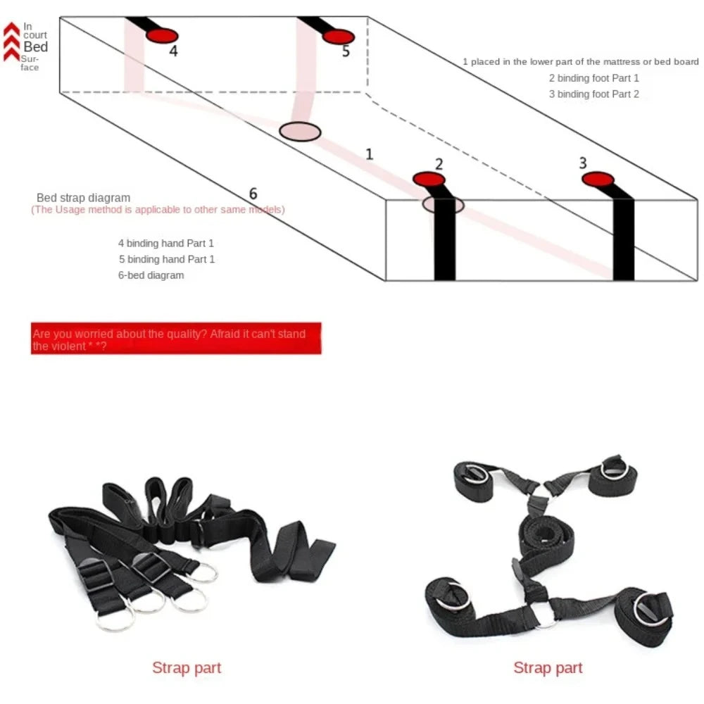Collection of Sangle de Lit en Nylon Douce et Confortable in a gallery layout