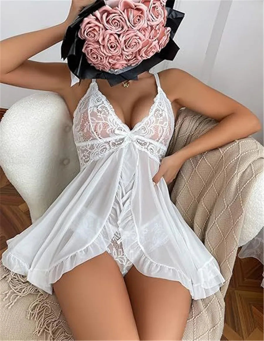 Collection of Ensemble Lingerie Sexy Sans Armature in a gallery layout