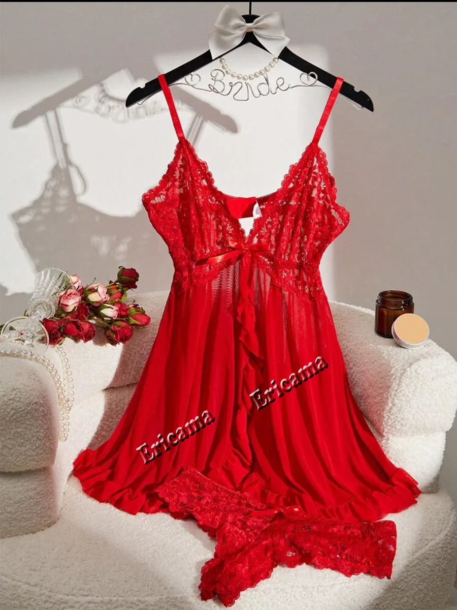 Collection of Ensemble Lingerie Sexy Sans Armature in a gallery layout