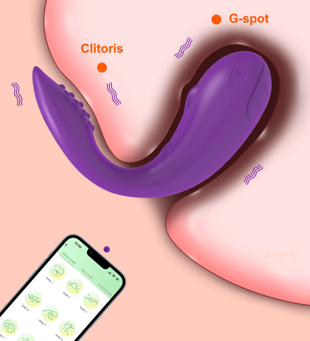 Collection of Vibromasseur de contrôle Bluetooth APP in a gallery layout
