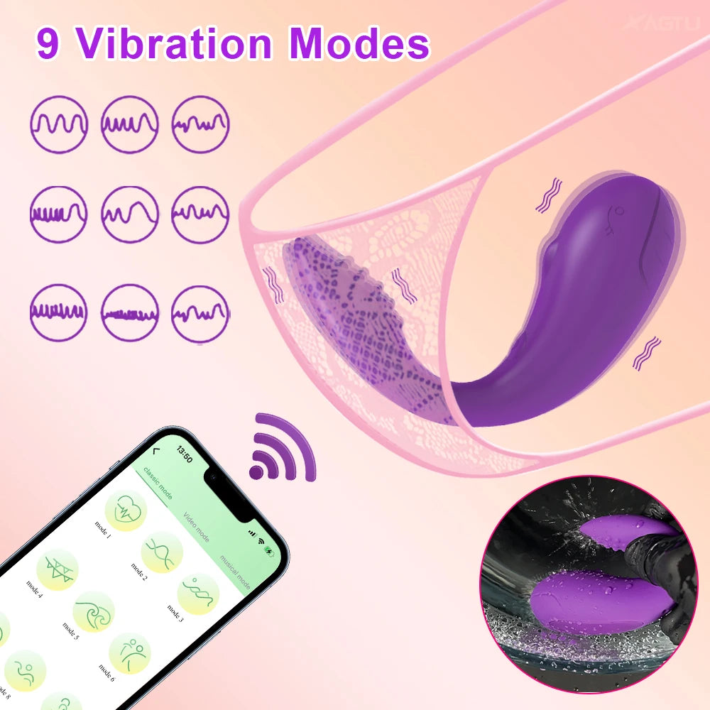 Collection of Vibromasseur de contrôle Bluetooth APP in a gallery layout