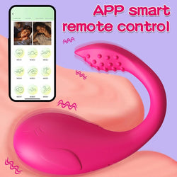 Collection of Œuf Vibrant à Contrôle Bluetooth pour Femmes – Stimulateur Clitoridien et Massager G-Spot in a gallery layout