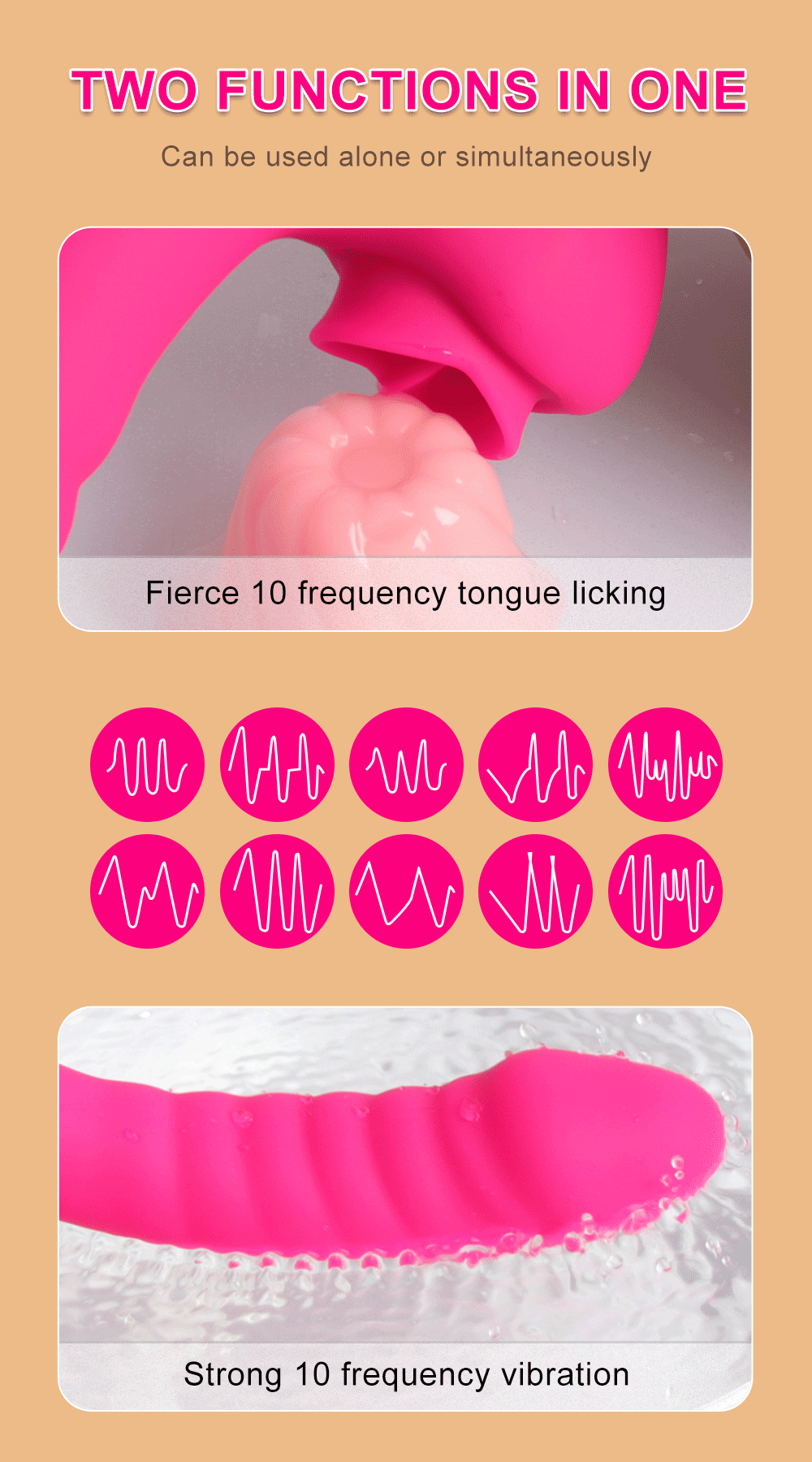 Collection of Vibrator For Women 2 In 1 in a gallery layout