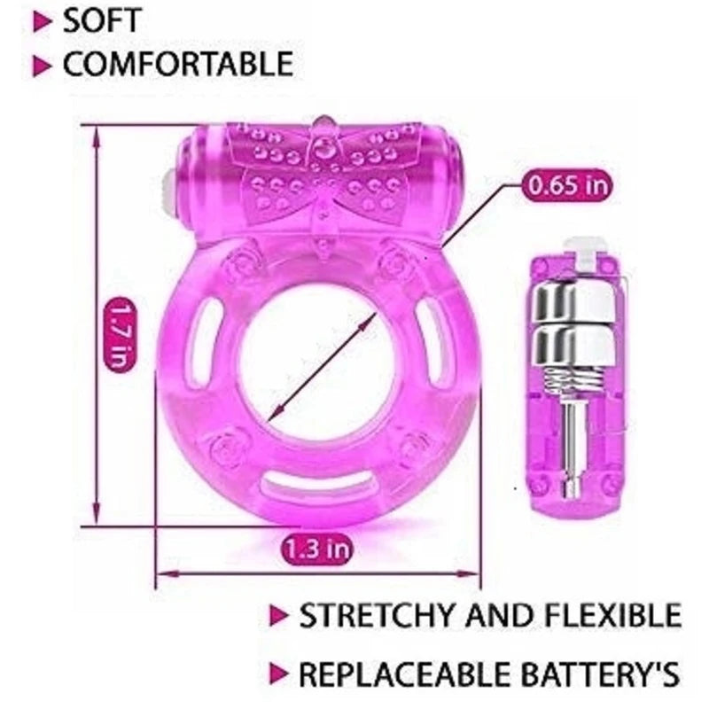 Collection of Anneau pénien vibrant pour hommes in a gallery layout