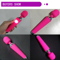 Collection of Vibromasseur Magic Wand - 10 Modes de Vibration, Étanche et Silencieux in a gallery layout